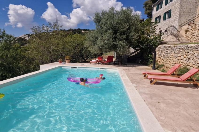Stone House Bay View Kaštela - Two Bedroom House with Pool - foto 18