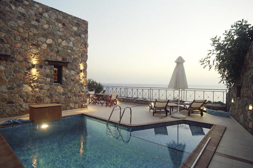 Steinvilla mit Meerblick bei Elafonissi