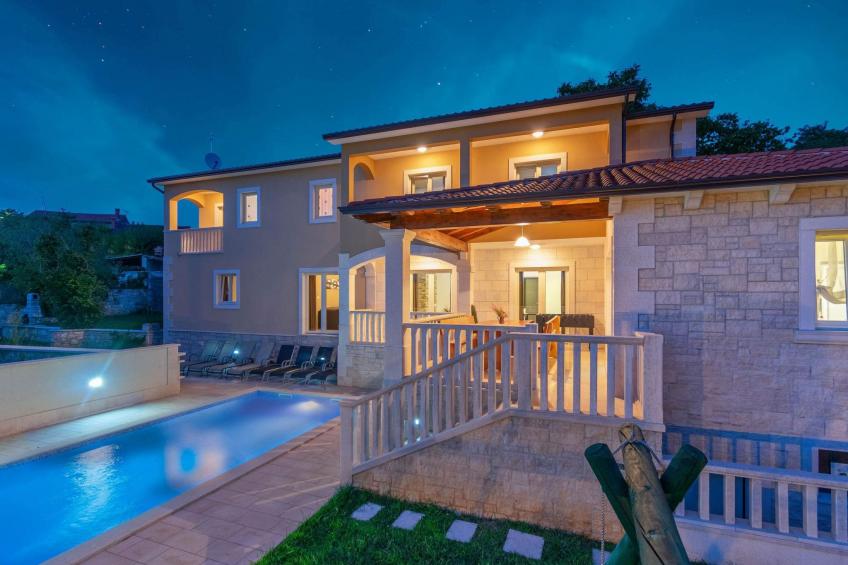 Private Villa mit Panoramablick