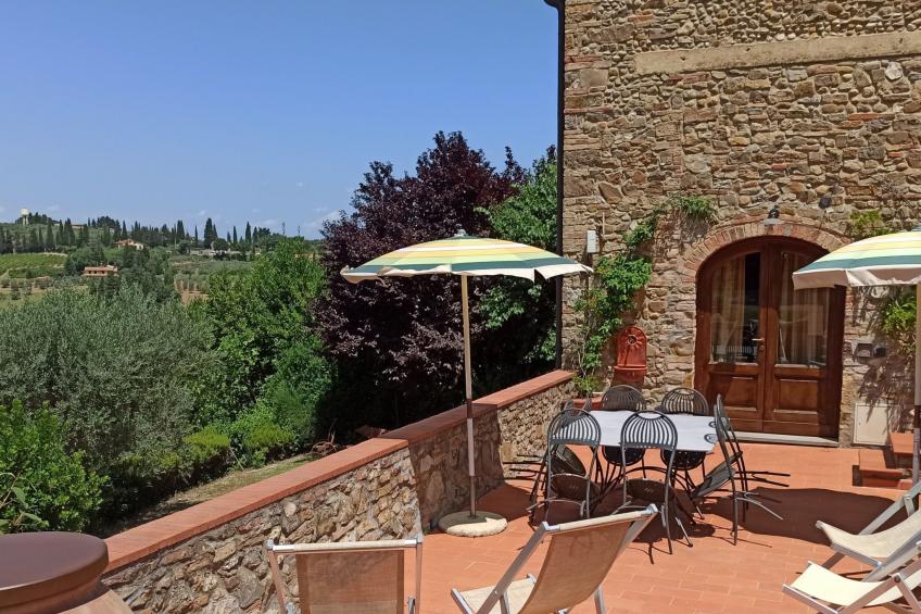 Wohnung mit Privatparkplatz und schöner Aussicht