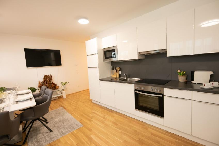 Moderne Wohnung in Kaisermühlen mit Garten und Panoramablick - foto 27