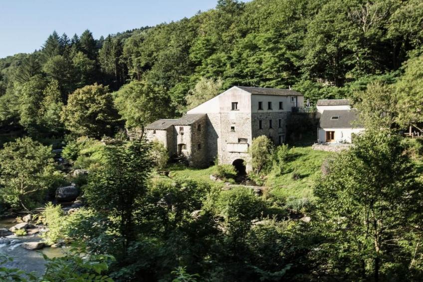 Wassermühle am Fluss