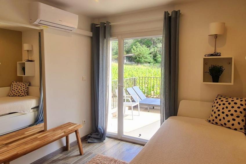 Gîte im Herzen der Weinberge, Terrasse mit atemberaubendem Blick auf das Meer, - foto 6