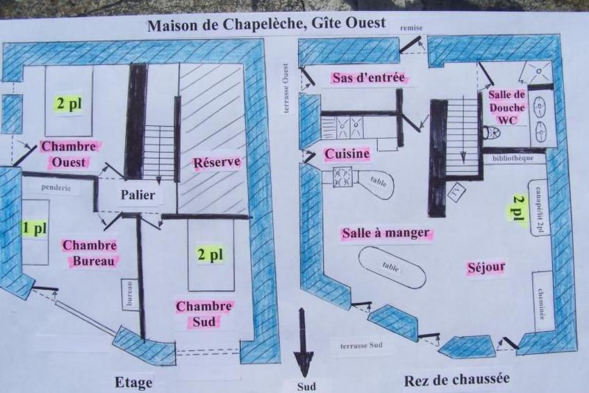 Gîte de Chapelèche Les Châtaigniers für 7 Pers. - foto 25