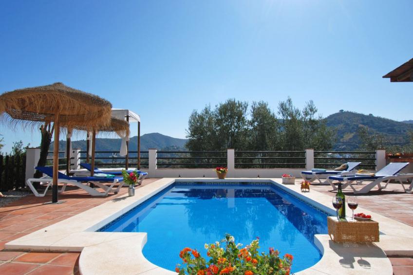 Torcal 1 Comares, Beheiztes Schwimmbad, Wechselstrom, 8 Pers - foto 6