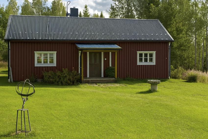 am Wald mit Kaminofen und Veranda
