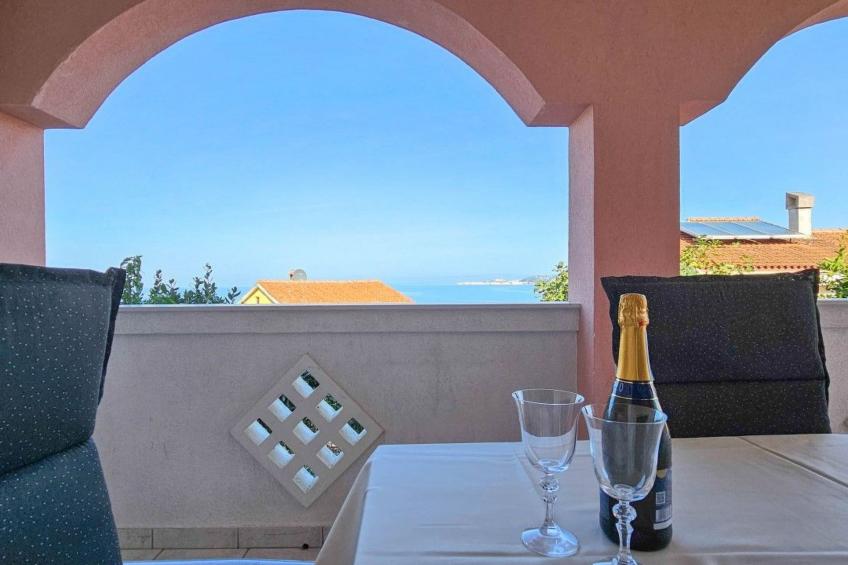 Apartment für 2 Personen mit Meerblick