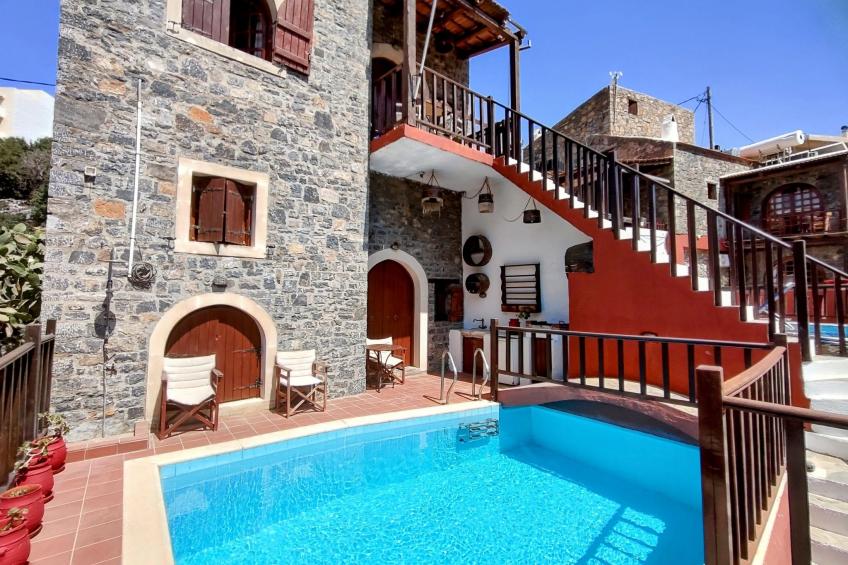 Steinhaus Erato Privater Pool Landschaftliche Kretische Ansichten - foto 6