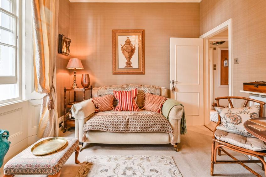 Wohnung in viktorianischer Villa mit Gartenblick