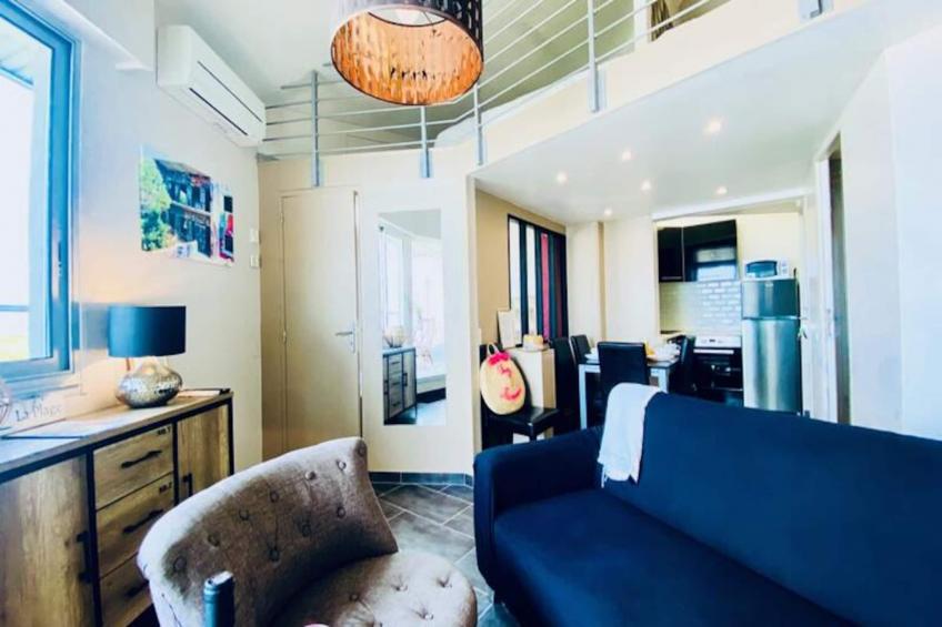 Résidence Tranquillité Bleue 1 Appartement Vue Mer En Duplex 1 Chambre 1 Mezzanine