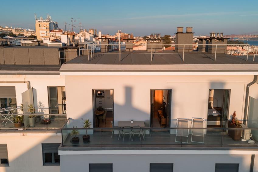 Premium-Wohnung in Ajuda.Belém mit Balkon und Pa - foto 23