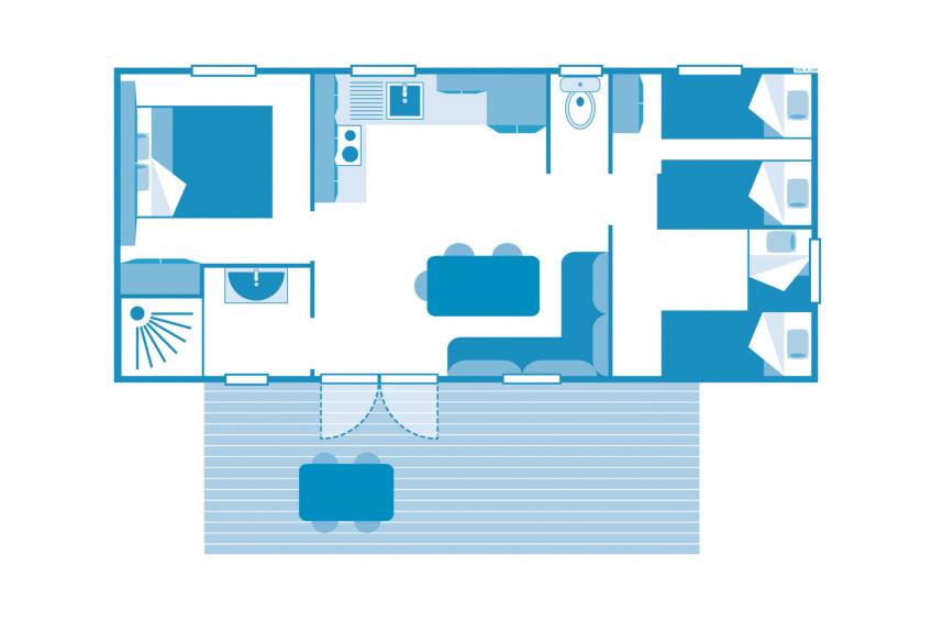 Cottage 6p 3Bdrms AirCon - foto 9
