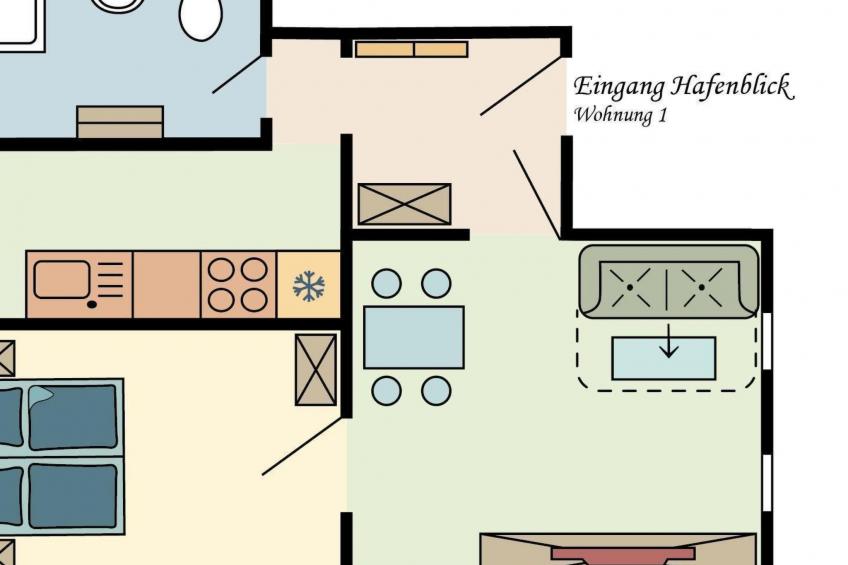 Wohnung für vier Personen im Erdgeschoss - foto 2