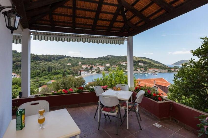 Apartments Miskovic - Duplex One Bedroom Apartment with Balcony and Sea View (West)