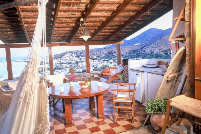 Meerblick-Ferienhaus Argyro in Mavrikiano. - foto 3