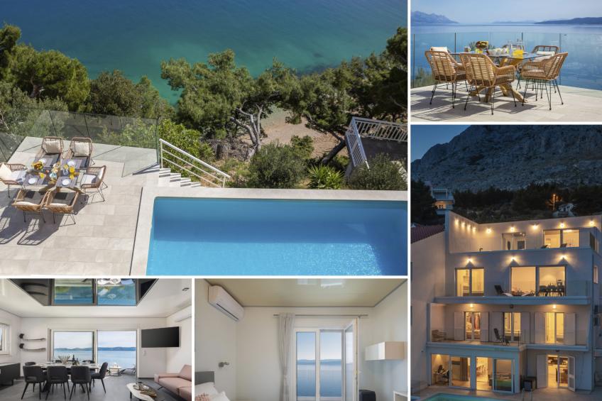 Villa am Strand - Privater beheizter Pool