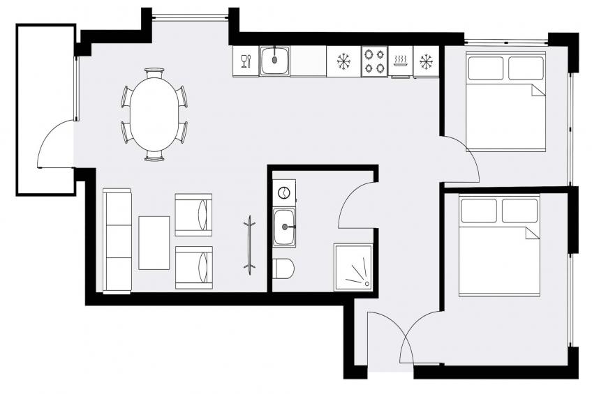 d7.Clover 2BR - foto 13