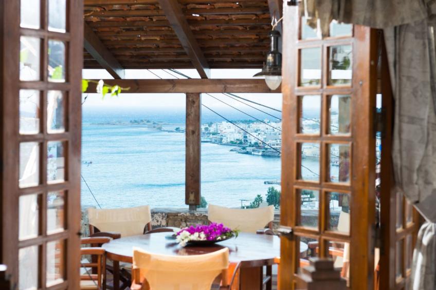 Meerblick-Ferienhaus Argyro in Mavrikiano. - foto 23