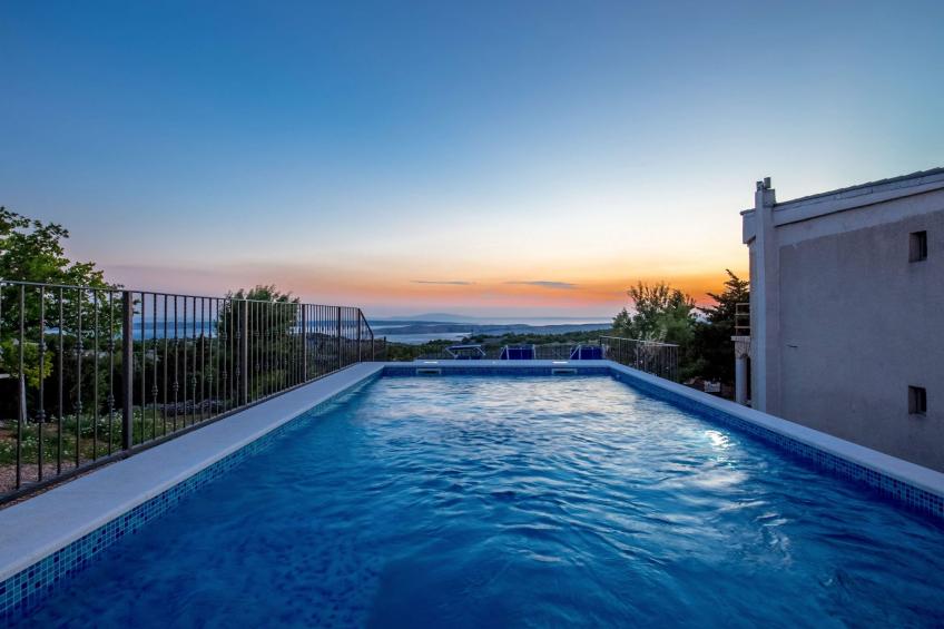 Meerblick Ferienvilla Haus Lucija mit Pool - foto 46