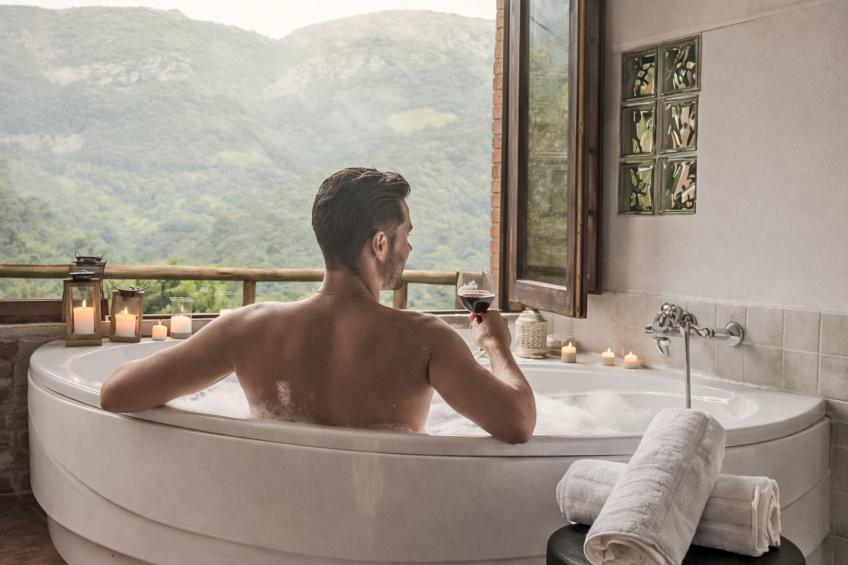 Jacuzzi, Kamin, Grill und spektakuläre Aussicht