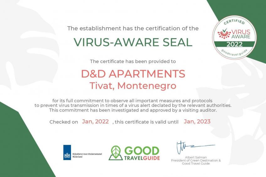 Wohnung "D und D Wohnungen Tivat" - foto 15