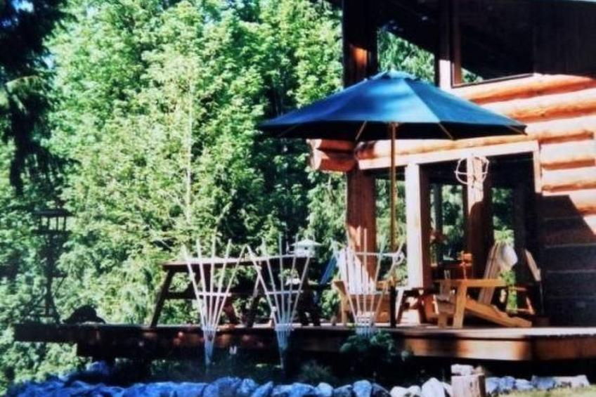 Lakeside Real Log Cabin mit privatem Dock, Haustiere OK - foto 21