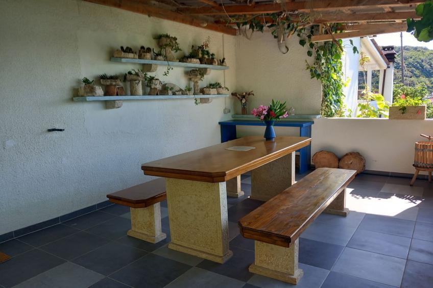 Guest House Green Corner Supetarska Draga - Studio Apartment with Terrace And Sea View