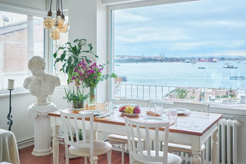 Wohnung mit Blick auf die Halbinsel von Istanbul