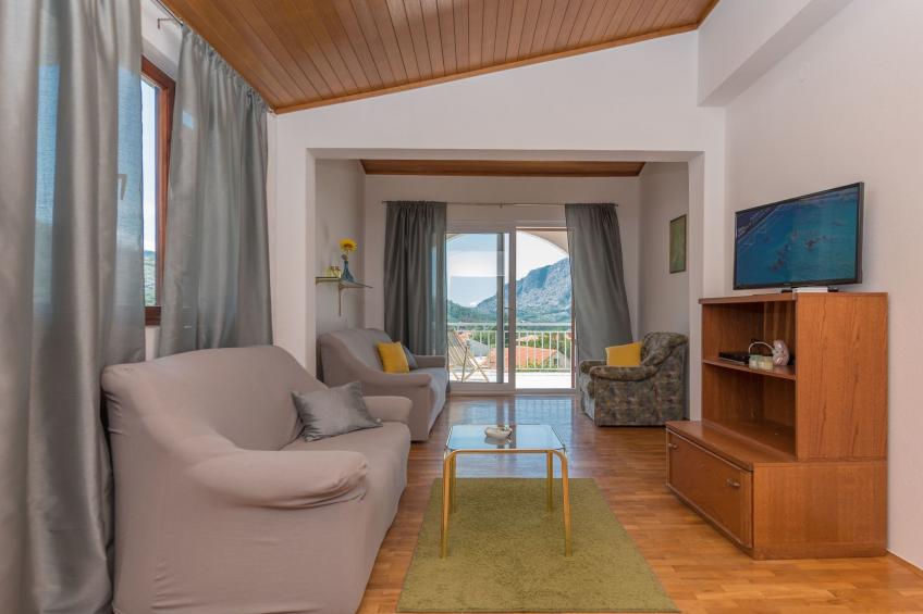 in Gornja Brela mit Sonnenterrasse und Panoramablick - foto 4