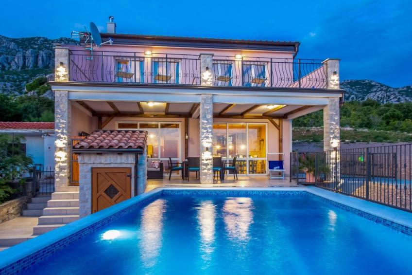 Meerblick Ferienvilla Haus Lucija mit Pool - foto 6