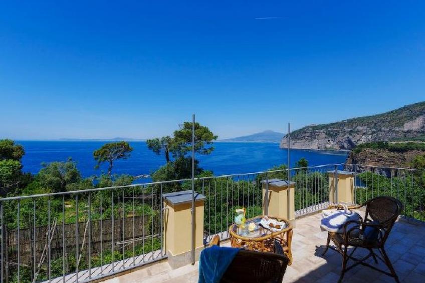 Il terrazzino di Villa Preziosa al Pizzo