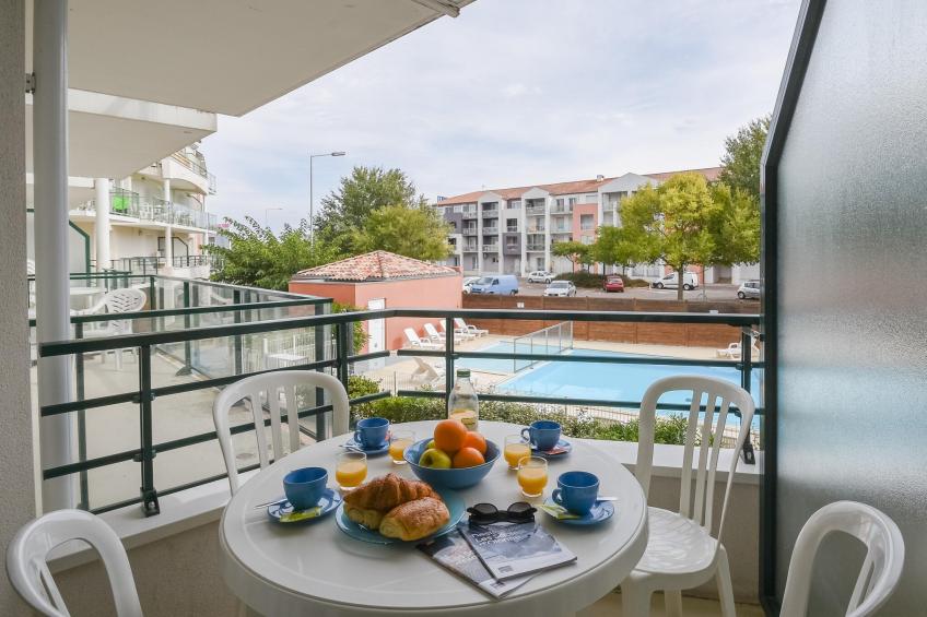 Les  Jardins  de  l'Amirauté- Appartement 2 piÃ¨ces avec coin nuit 6 personnes - foto 2