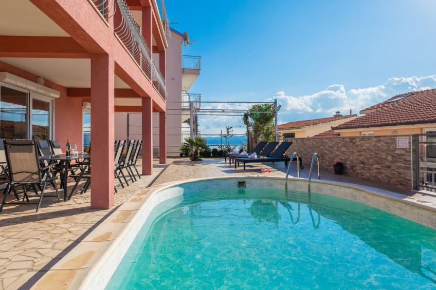 für 12 Personen in Stanići, Dalmatien (Mitteldalmatien)