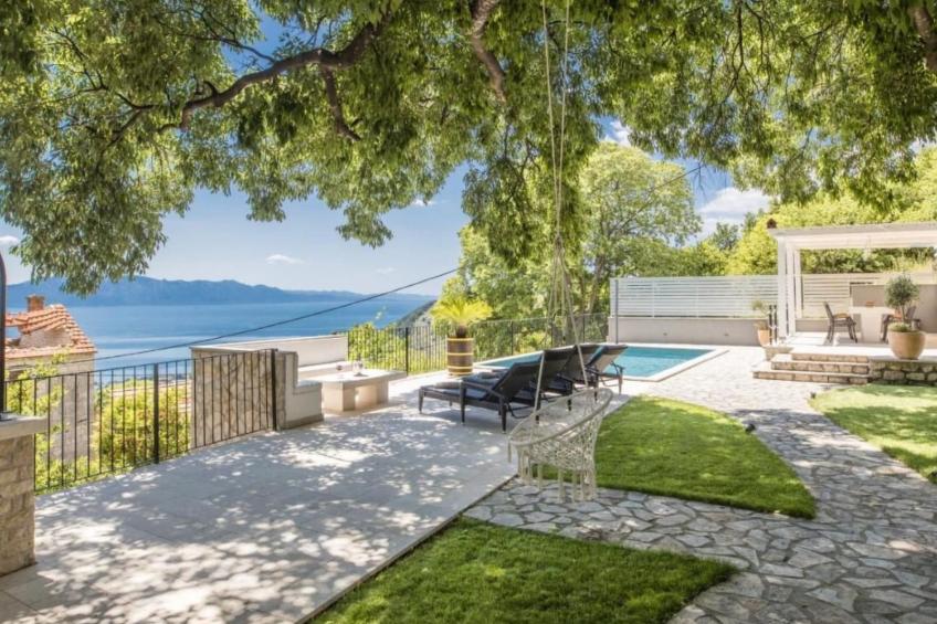 Schönes Steinhaus mit beheiztem Pool, Terrasse mit Meerblicl in ruhige Lage - foto 15