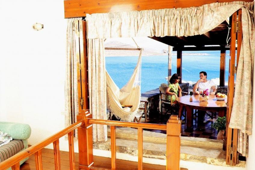 Meerblick-Ferienhaus Argyro in Mavrikiano. - foto 4