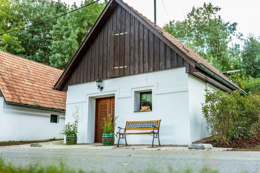 Weinfass-Chalet für 4 in Grub an der March
