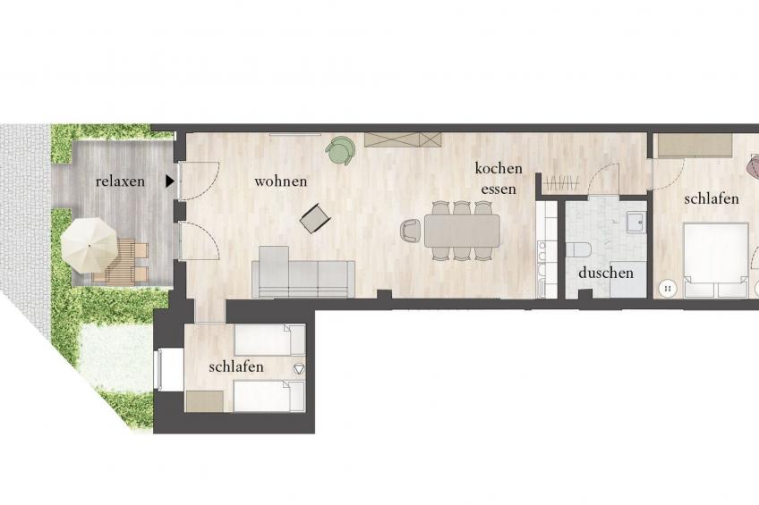 Appartement in Brandenburg An Der Havel mit Grill, Terrasse und Garten - foto 19