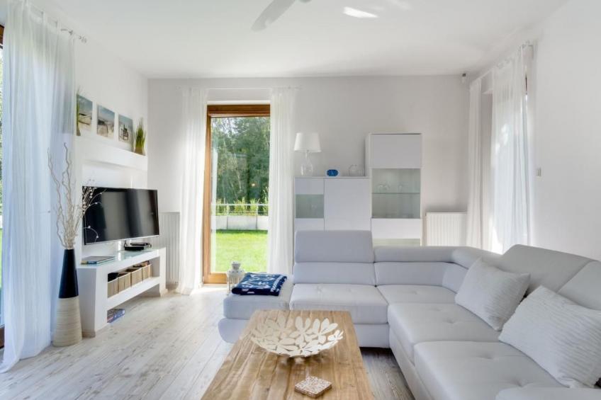 Wohnung in Brzeźno mit Großem Garten