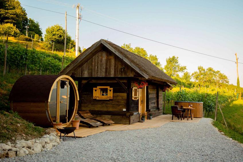Hut met een prachtig uitzicht, sauna en jacuzzi - VW-8RJDG