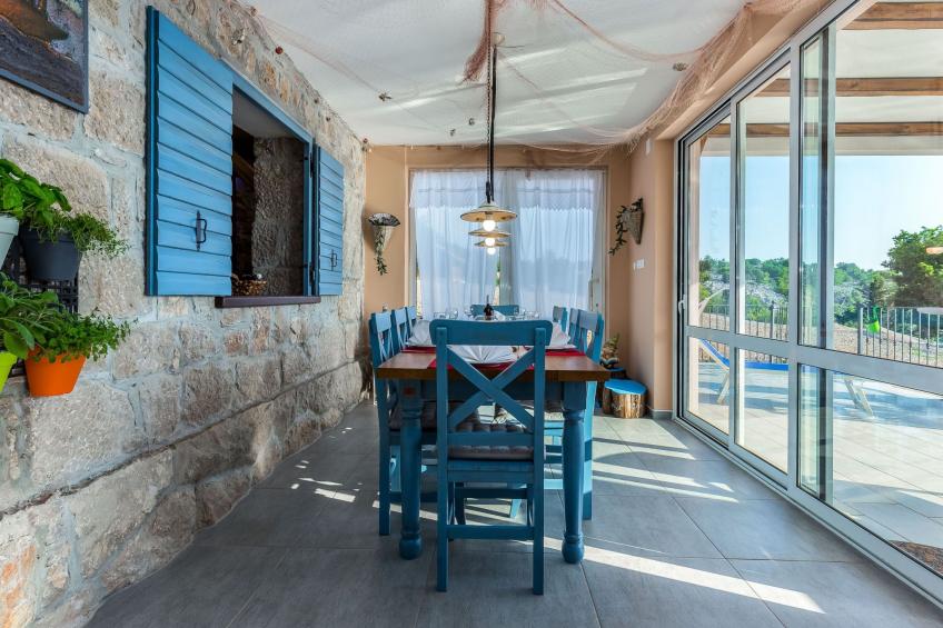 Meerblick Ferienvilla Haus Lucija mit Pool - foto 37