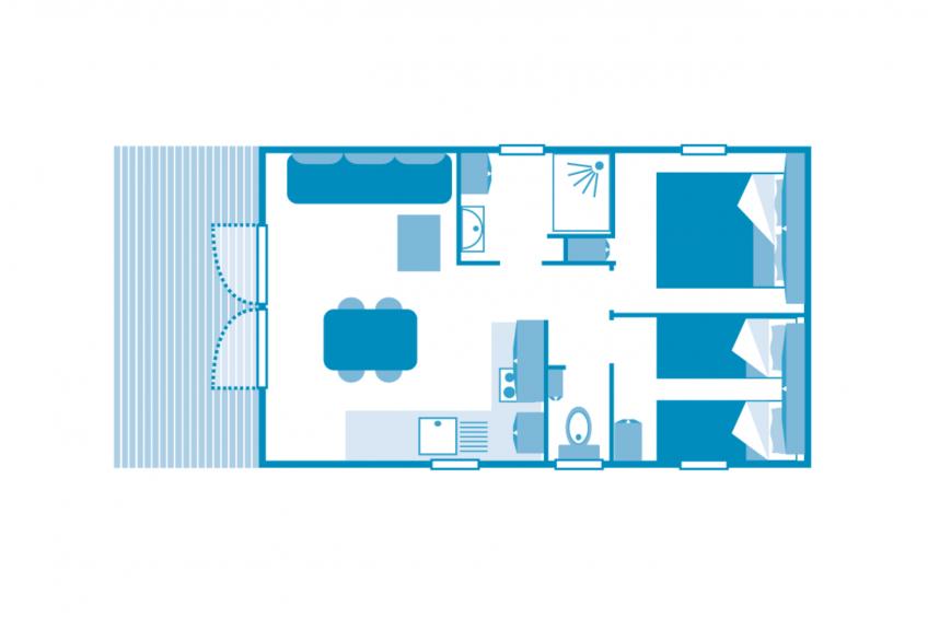 Cottage Dourbie 4p 2Bdrms AirCon - foto 8