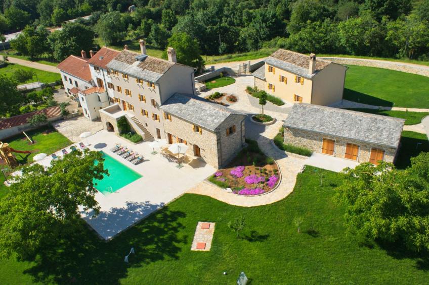 Villa Poropati, Groznjan, Istrien-Luxus Landgut mit 7 Schlafzimmern für bis zu