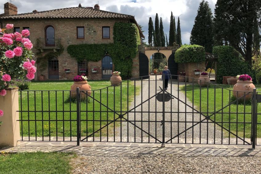 Wunderschöne Wohnung in Chiusi mit Gemeinschaftspool mit Panoramablick