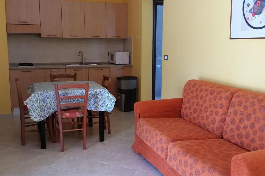 Gemütliche Ferienwohnung in Sogliano Cavour mit Terrasse, gemeinsamem Pool und