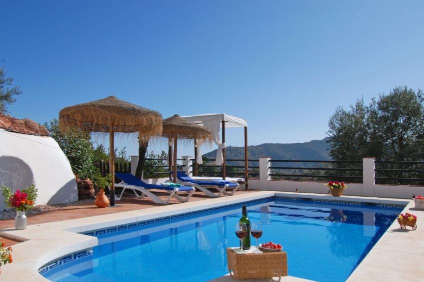 Torcal 1 Comares, Beheiztes Schwimmbad, Wechselstrom, 8 Pers - foto 8