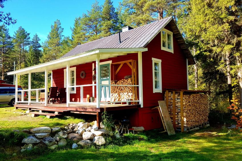 Charmantes Ferienhaus in der Wildnis Lapplands