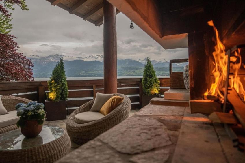 Chalet am See mit Panorama Aussicht