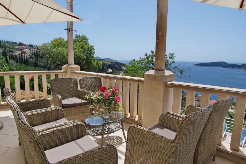 Holiday home with air conditioning, pool and sea view in Orašac - BF-NJH63 - foto 7