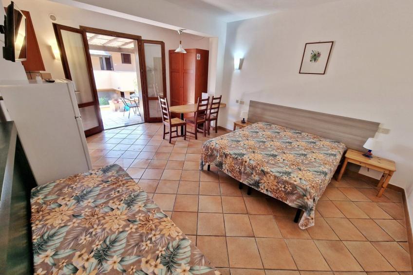 Ein-Zimmer-Wohnung 3 Betten