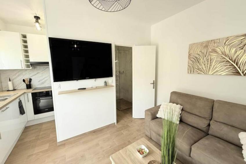 06cp - Beau T2 Super équipé Avec Terrasse - foto 12